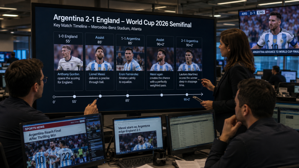 Argentina Taklukkan Inggris di Semifinal Piala Dunia 2026, Messi Persembahkan untuk Maradona